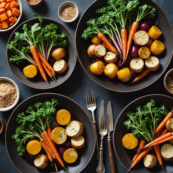 Quelles stratégies pour intégrer des plats à base de légumes racines dans un menu de restaurant de cuisine bio?